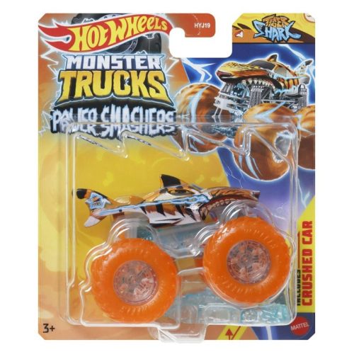 Hot Wheels Monster Trucks Power Smasher kisautó - Tiger Shark