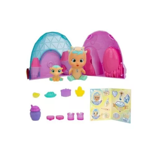 Cry Babies Magic Tears - Icy World dinó kiskedvences játékbaba meglepetéskiegészítőkkel (1 db)