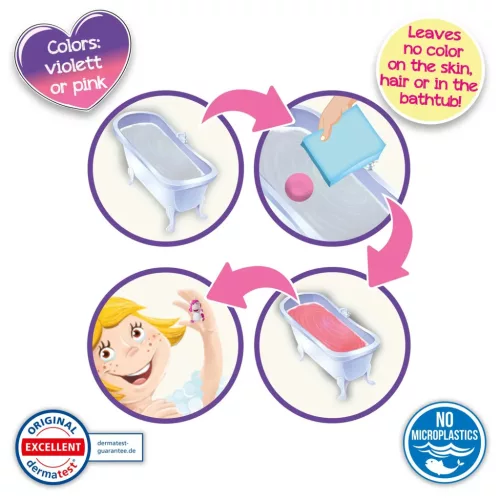 Craze Inkee vegan fürdőgolyó unikornis figurával, popcorn aromájú (1 db)