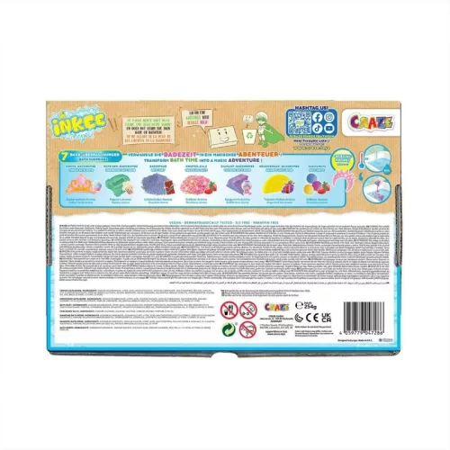 Craze Inkee Nagy vegán fürdőszett – Galupy unikornis készlet (4 db)