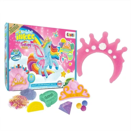 Craze Inkee Nagy vegán fürdőszett – Galupy unikornis készlet (4 db)