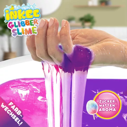 Craze Inkee Vegan Fürdő Slime Galupy Sellő, vattacukor aromájú