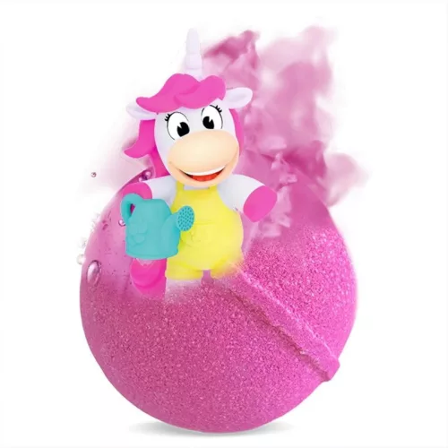 Craze Inkee vegán banán aromájú fürdőgölyó unikornis figurával (1 db)