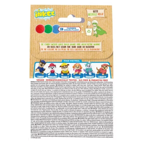 Craze - Inkee Vegán fürdőgolyó Mancs Őrjárat nyomdafigurával (1 db)