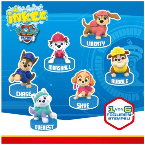 Craze - Inkee Vegán fürdőgolyó Mancs Őrjárat nyomdafigurával (1 db)