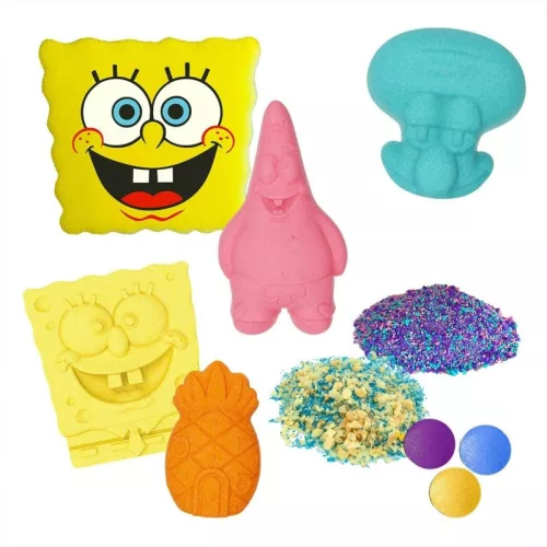 Craze Inkee Nagy vegán fürdőszett – SpongyaBob készlet