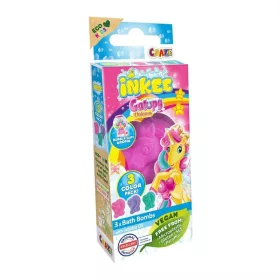 Craze Inkee vegán rágógumi aromájú Galupy unikornis fürdőforma szett – 3 db