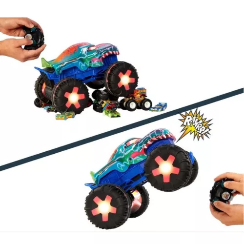 Hot Wheels Monster Trucks távirányítós autó – Interaktív Mega Wrex (1:14)