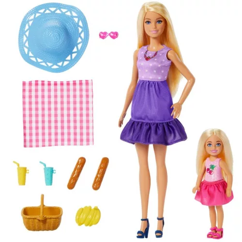 Barbie Család és barátok Malibu Barbie játékszett – Chelsea