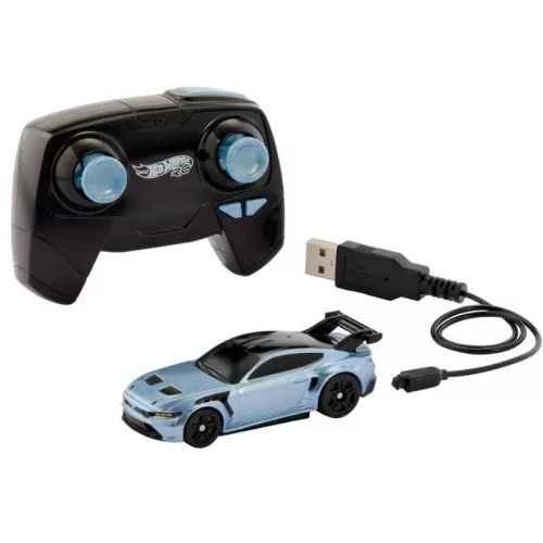 Hot Wheels RC Ford Mustang GTD távirányítós kisautó – 1:64