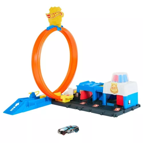 Hot Wheels Szuper Rendőrállomás pályaszett