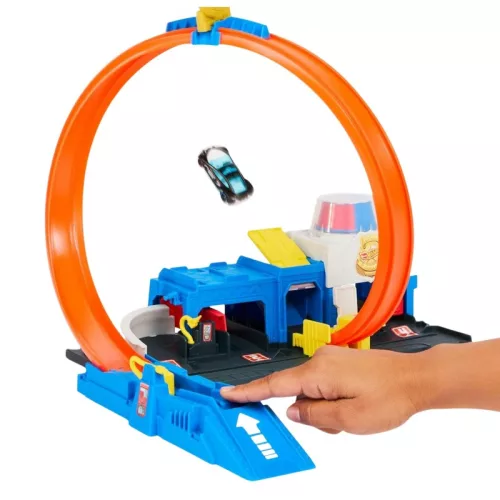 Hot Wheels Szuper Rendőrállomás pályaszett