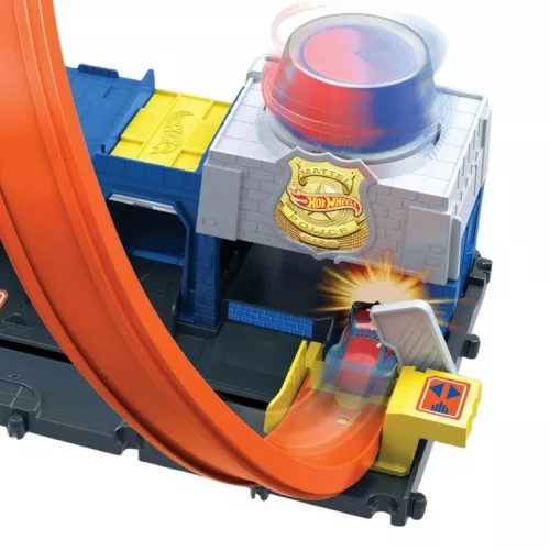 Hot Wheels Szuper Rendőrállomás pályaszett