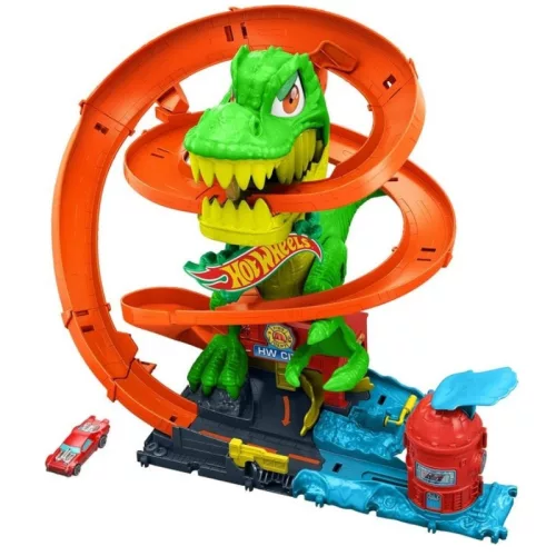 Hot Wheels T-Rex támadás pályaszett