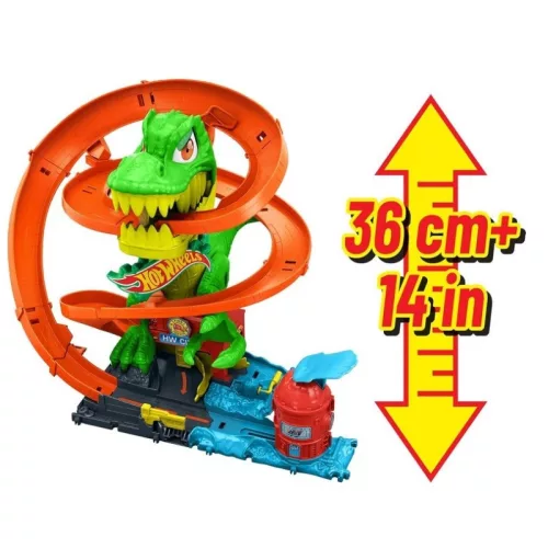 Hot Wheels T-Rex támadás pályaszett
