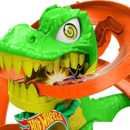 Hot Wheels T-Rex támadás pályaszett