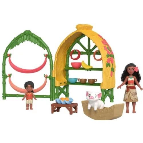 Disney Hercegnők - Vaiana 2 kunyhó játékszett