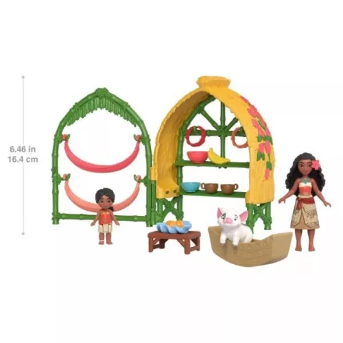 Disney Hercegnők - Vaiana 2 kunyhó játékszett