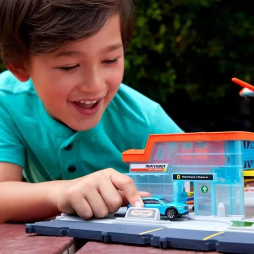 Matchbox Repülőtér és légi irányítóközpont játékszett