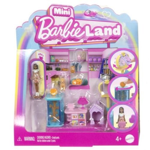 Barbie Miniland játékszett - Kisállatbolt