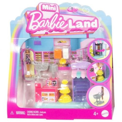 Barbie Miniland játékszett - Szupermarket