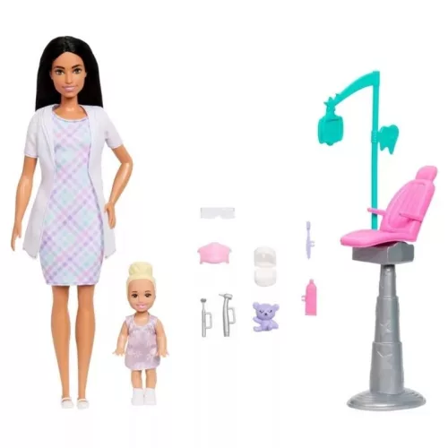 Barbie karrier játékszett – Fogorvos