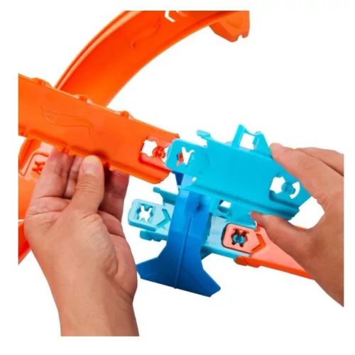 Hot Wheels Stunt Tracks pályaszett – Felturbózott ugratós versenypálya készlet