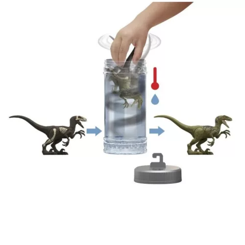 Jurassic World Reveal Dino meglepetés játékfigura (1 db)
