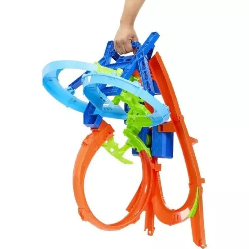 Hot Wheels Stunt Tracks ütközés a levegőben pályaszett