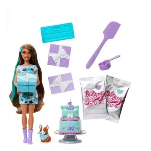 Barbie Party Reveal meglepetés divatbaba – Corgi