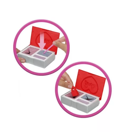 Barbie Party Reveal Glamour meglepetés divatbaba (piros)