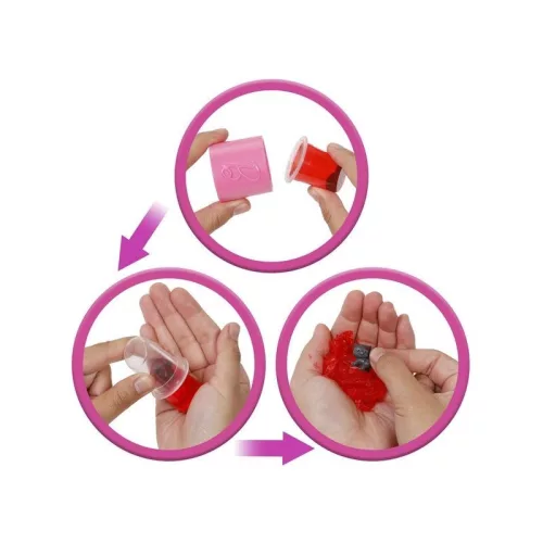 Barbie Party Reveal Glamour meglepetés divatbaba (piros)