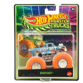 Hot Wheels Monster Trucks Glow in the Dark sötétben világító kisautó - Bigfoot
