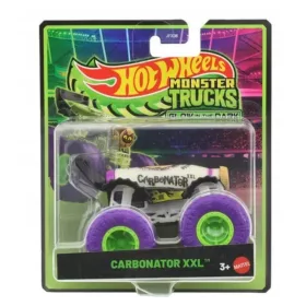Hot Wheels Monster Trucks Glow in the Dark sötétben világító autó – Carbonator XXL 1:64