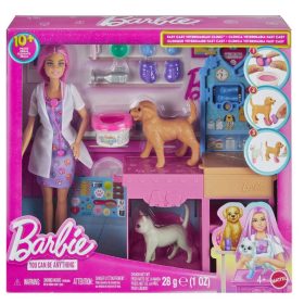 Barbie Gyorsan Begipszelve Állatorvosi Klinika Játékszett