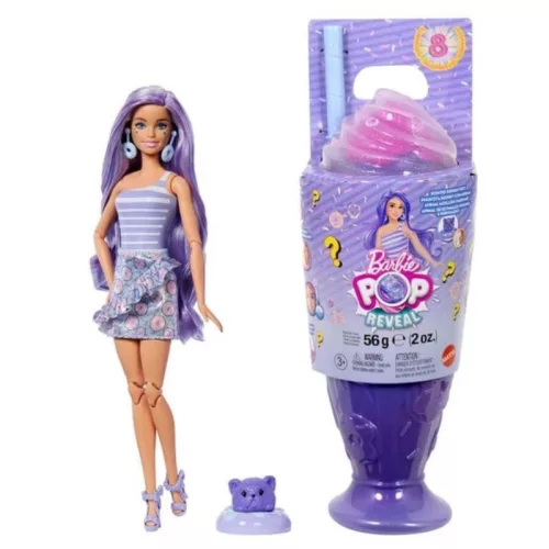 Barbie Pop Reveal játékszett – Gyümölcs sorozat (lila)