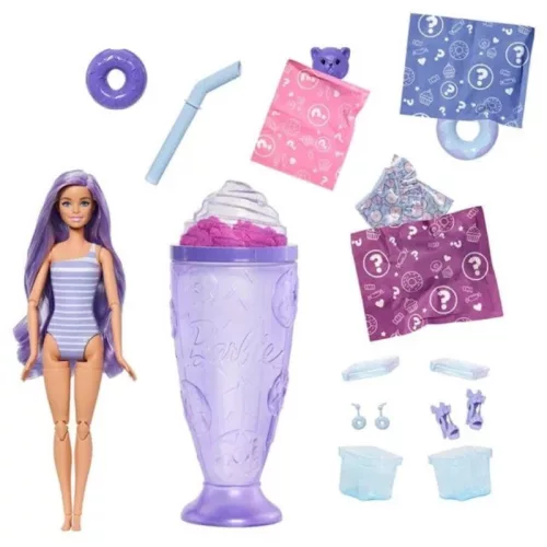 Barbie Pop Reveal játékszett – Gyümölcs sorozat (lila)