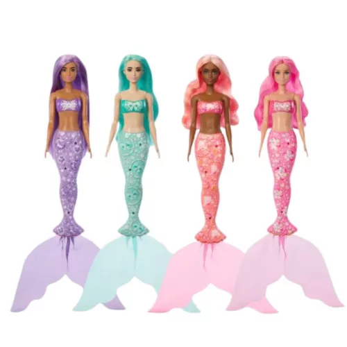 Barbie Color Reveal meglepetés divatbaba – Sellő sorozat