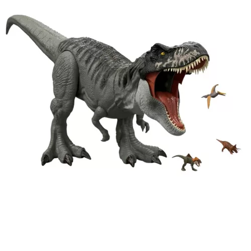 Jurassic World Újjászületés - Super Colossal Tyrannosaurus Rex játékfigura