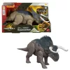 Jurassic World Újjászületés - Wild Roar – Nasutoceratops támadó dinó játékfigura hanggal