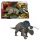 Jurassic World Újjászületés - Wild Roar – Nasutoceratops támadó dinó játékfigura hanggal