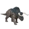Jurassic World Újjászületés - Wild Roar – Nasutoceratops támadó dinó játékfigura hanggal