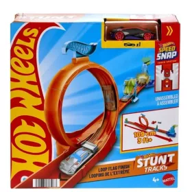 Hot Wheels Stunt Tracks Loop Flag Finish pályaszett