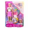 Barbie Tündöklő Szivárványhaj baba