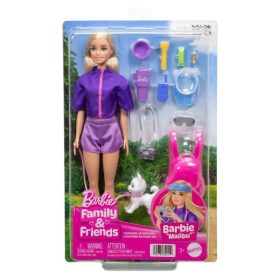 Barbie Malibu Outdoor Adventures baba játékszett kiskutyával