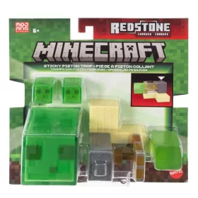 Minecraft Redstone Charged Sticky Piston Trap játékszett