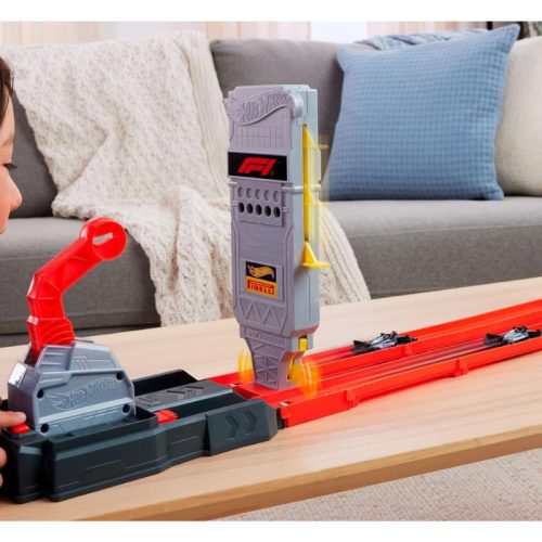 Hot Wheels F1 célegyenes pálya 2 db kisautóval