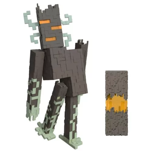 Minecraft The Creaking figura hanggal és fénnyel