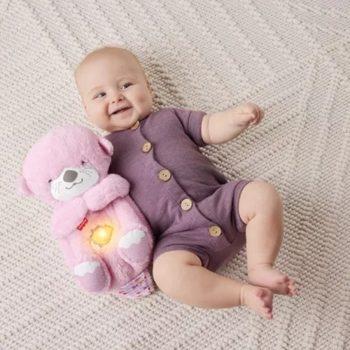 Fisher-Price Rózsaszín szunyókáló vidra