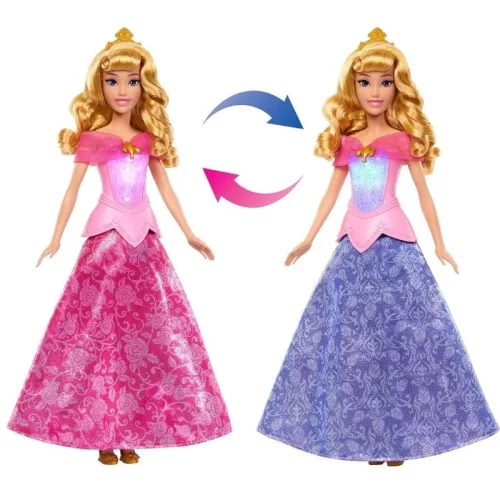Disney Hercegnők – Mesés átváltozás Csipkerózsika baba